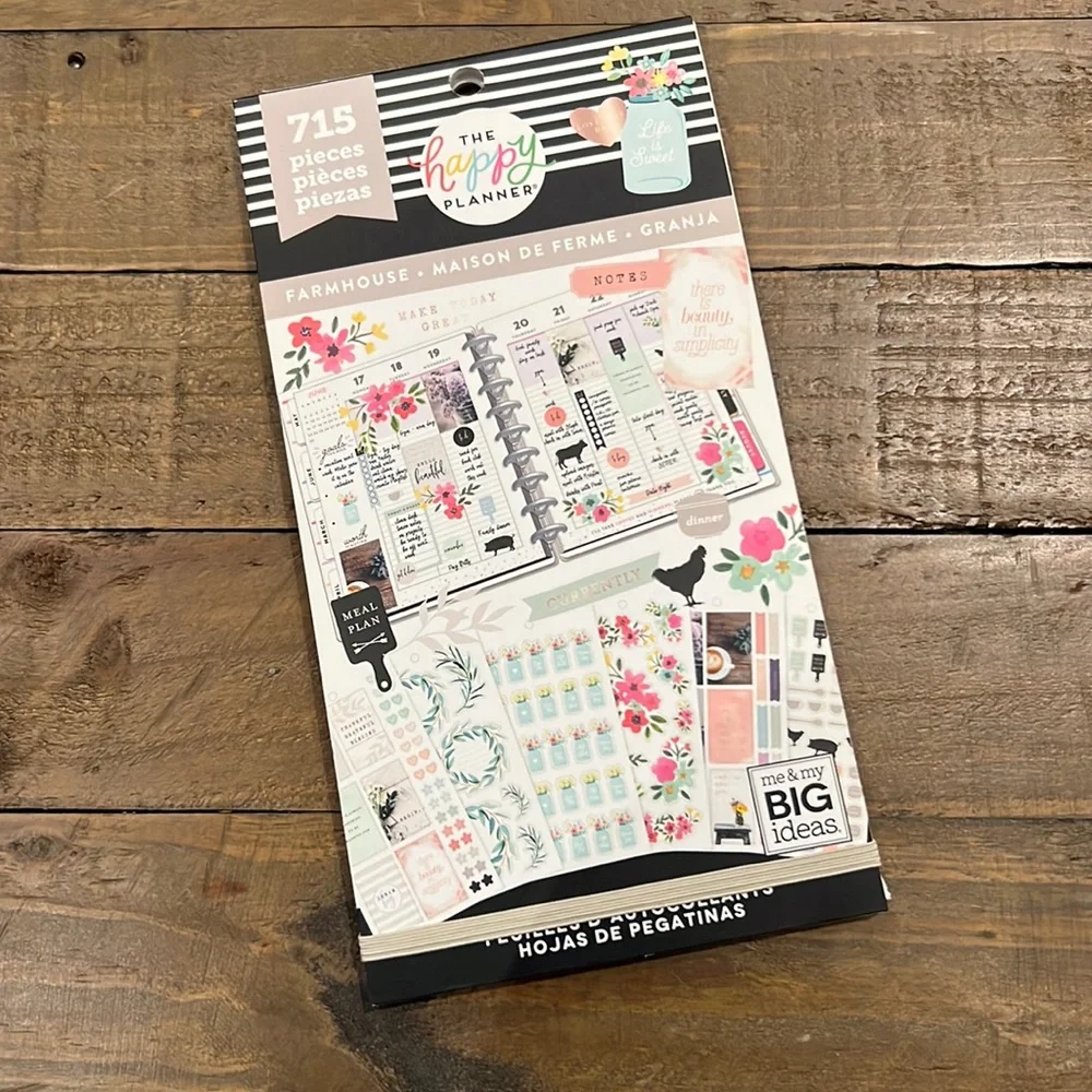 The Happy Planner Farmhouse sticker sheets